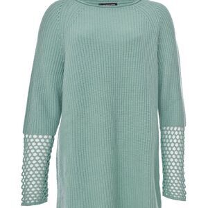 Twinset Milano Women's Sweater Dress with Fur Hem M NWOT